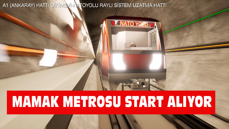 Mamak Metrosu Yapım İhalesi İlana Çıktı