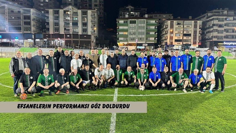 Kızılcahamam'ın Efsaneleri Çim Sahada Buluştu