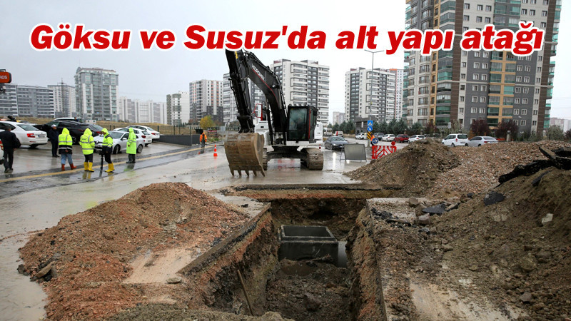 ASKİ'den Göksu ve Susuz Mahallelerine Dev Yatırım