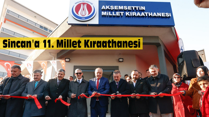 Sincan Akşemsettin Mahallesi'ne Millet Kıraathanesi