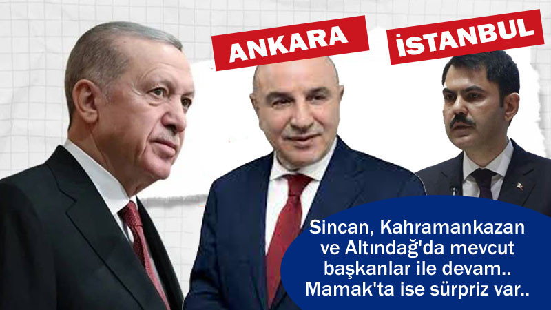 AK Parti'nin Adayları Netleşmeye Başladı