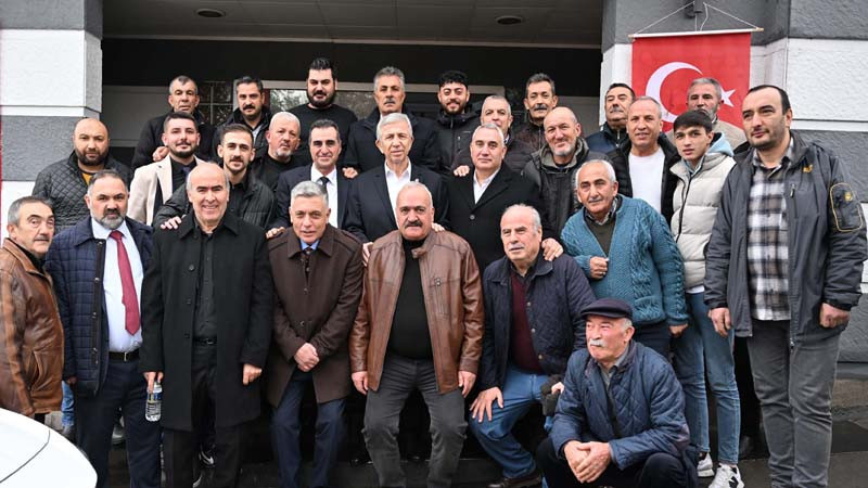 Mansur Yavaş Taksici Esnaflarıyla Buluştu