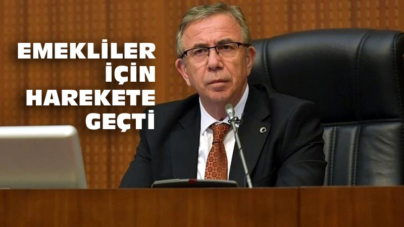 Mansur Yavaş'tan Emekliler İçin Bir Destek Daha!