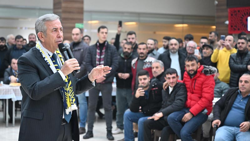 Mansur Yavaş Kamyoncu ve Nakliyecilerle Buluştu