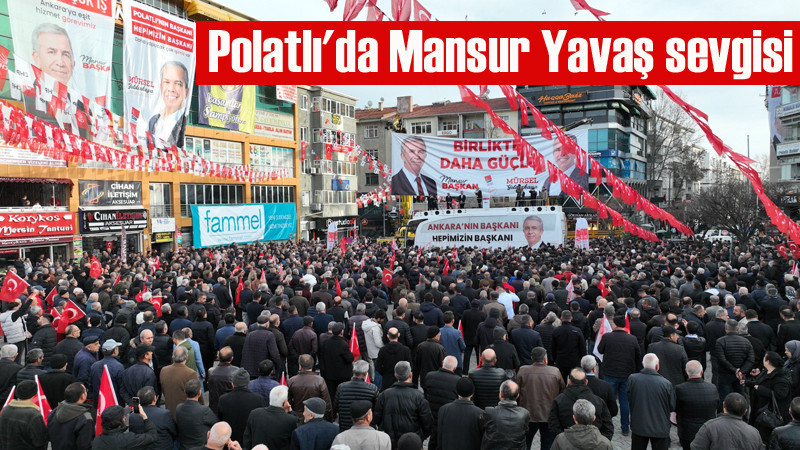 Polatlı Cumhuriyet Meydanı Doldu Taştı