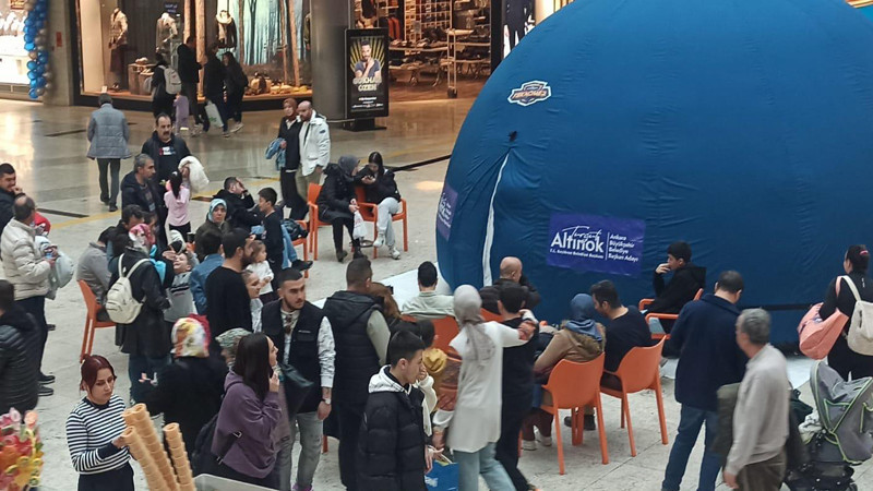 Keçiören Belediyesi'nden Antares'e Uzay Çadırı