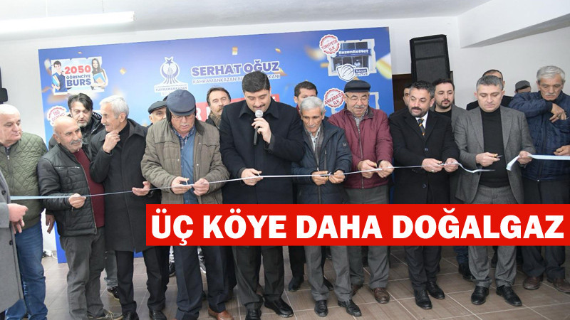 Kahramankazan'ın 3 Köyü Daha Doğalgaza Kavuştu