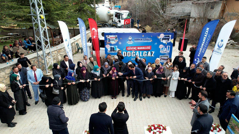 Kahramankazan'da 33 Köy Doğalgaza Kavuştu