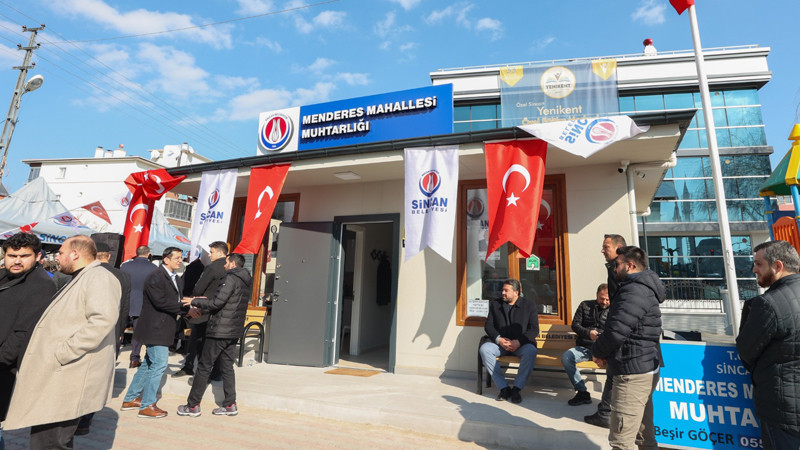 Sincan Menderes Mahallesi'ne Yeni Muhtarlık Binası