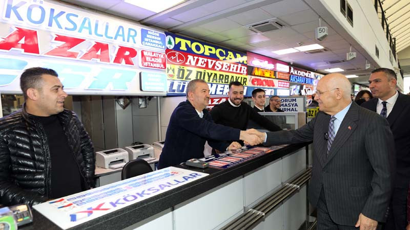 Fethi Yaşar'dan AŞTİ Esnaflarına Ziyaret