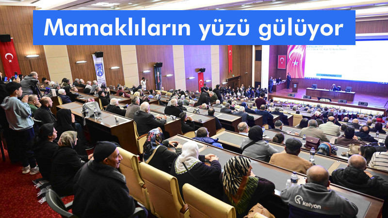 Mamak'ta 342 Konut İçin Kura Çekimi Yapıldı