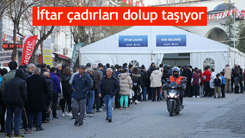 Çankaya'da İftar Çadırları Dolup Taşıyor