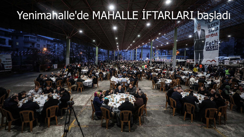 Mahalle İftarlarının İlki Demetevler'de Yapıldı