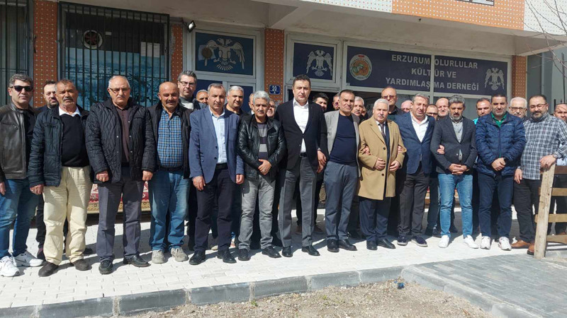 Etimesgut'ta Erzurumlulardan Enver Demirel'e Tam Destek