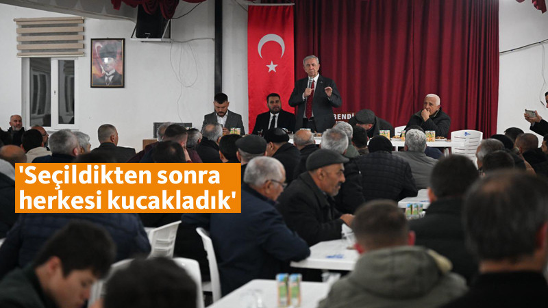Mansur Yavaş Kahramankazanlılarla İftarda Buluştu
