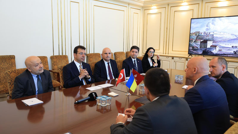 Odessa Belediye Başkanı İmamoğlu'nu Ziyaret Etti