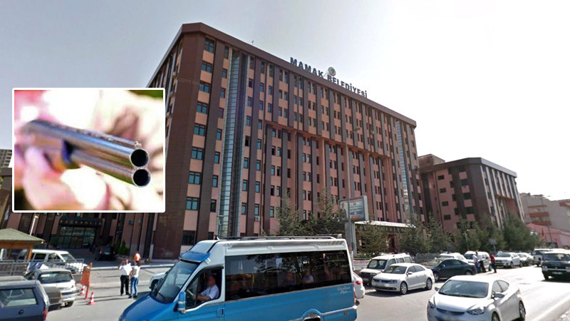 Mamak Belediyesi'ne Pompalı Tüfekle Saldırı