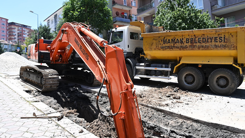 Mamak'ın Alt Yapısına Kalıcı Çözüm Getiriliyor