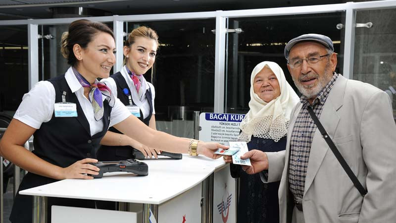353 Bin Emekli İndirimli Olarak Seyahat Etti