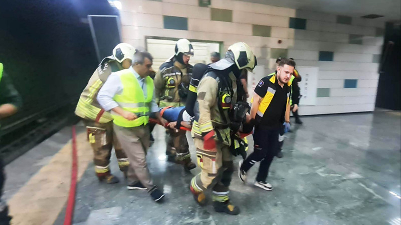Ankaray'da Kurtarma ve Yangın Tatbikatı