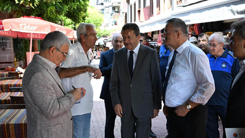 Veysel Tiryaki Hamamönü Esnafıyla Buluştu