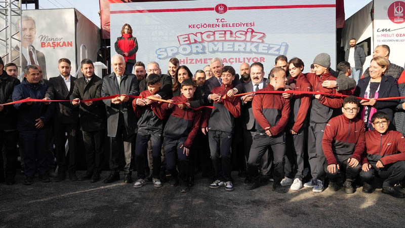 Keçiören'de Engelsiz Spor Merkezi Açıldı