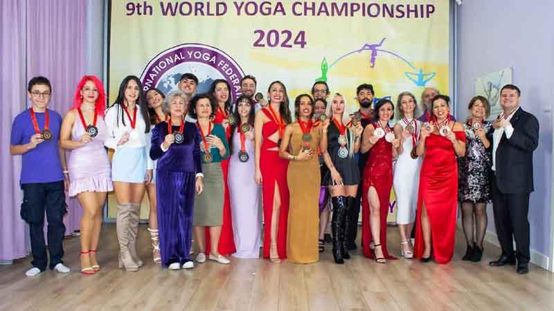 Türk Sporcular 9. Dünya Yoga Şampiyonası’nda  Tarih Yazdı