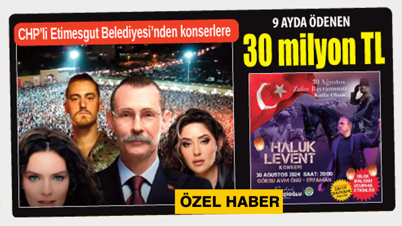 Etimesgut Belediyesi'nden 9 Ayda 30 Milyon TL 
