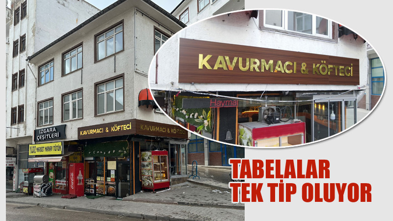Haymana'da Tek Tip Tabela Çalışması Başladı