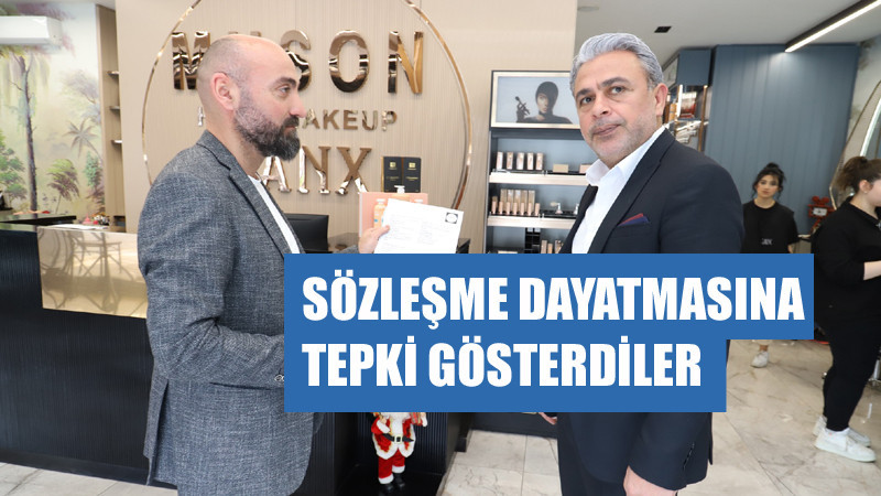 Kuaförlerden Sözleşme Dayatmasına Tepki!
