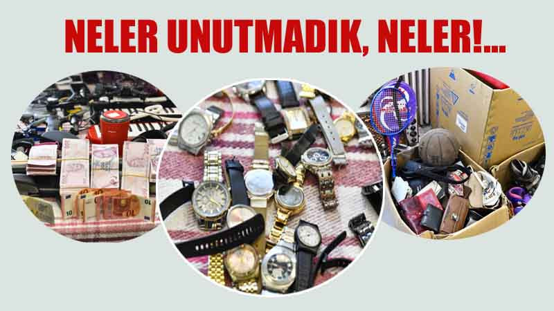 Otobüs ve Metro'da Unutulanlar Listesinde Yok Yok