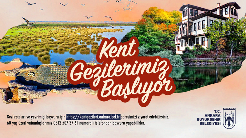 Ankara'da Ücretsiz Kent Gezileri Devam Ediyor