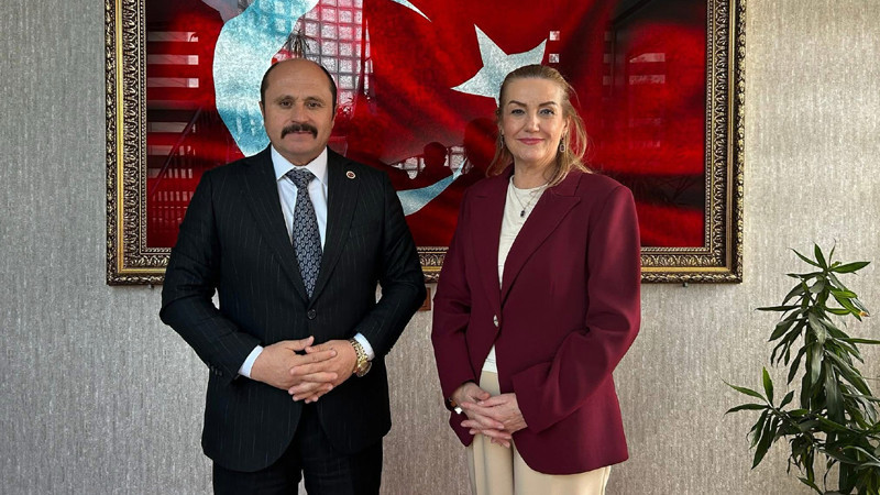 Etimesgut Kaymakamı Özlem Bozkurt Gevrek'ten İsa Yalçın'a Ziyaret