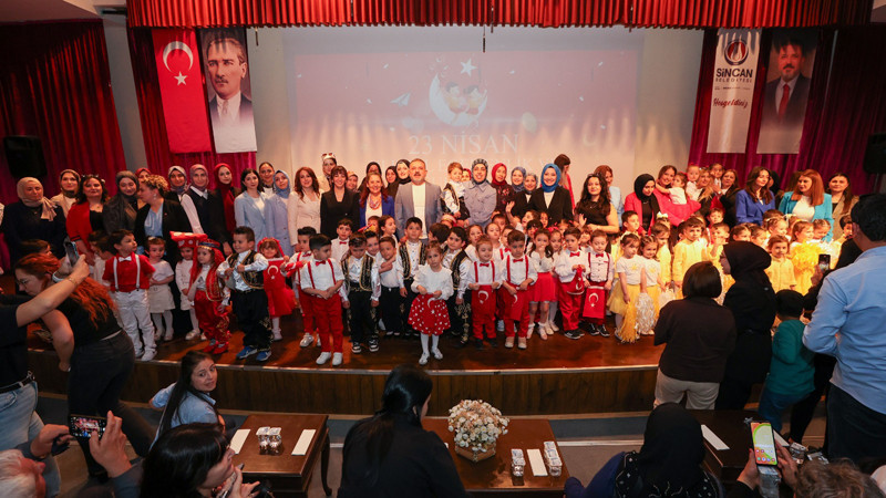 Sincan Belediyesi Kreş Öğrencilerinden Coşkulu Kutlama