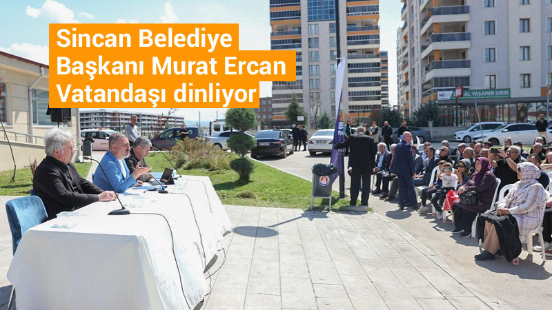 Murat Ercan, Gökçek Mahallesinde Vatandaşı Dinledi
