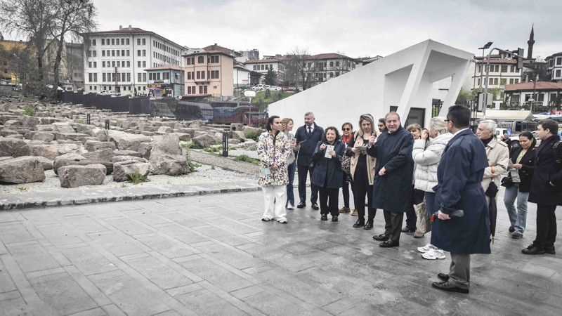 Yabancı Diplomatlara Ankara'nın Kültürel Mirası Tanıtılıyor