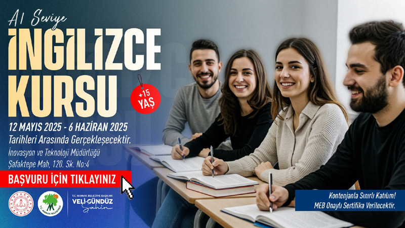 Mamak Belediyesi'nden Ücretsiz İngilizce Kursu