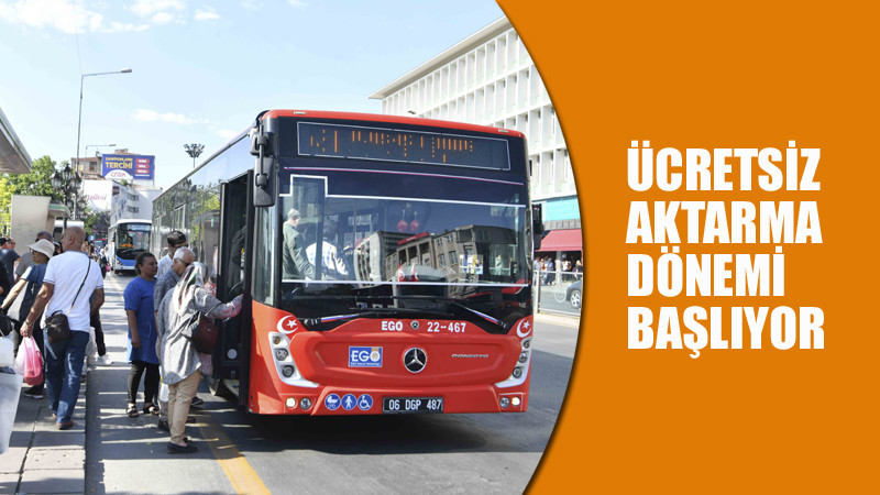 Metro-Otobüs Ring Hatlarında Ücretsiz Aktarma Dönemi
