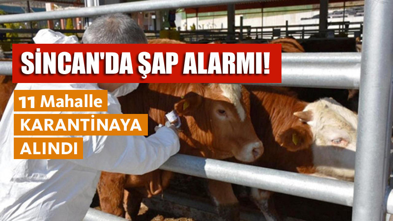 Sincan'da 11 Mahalle Karantinaya Alındı