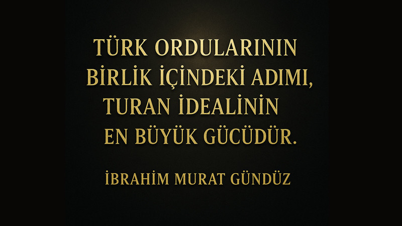 İbrahim Murat Gündüz’den Gurur Dolu Mesaj