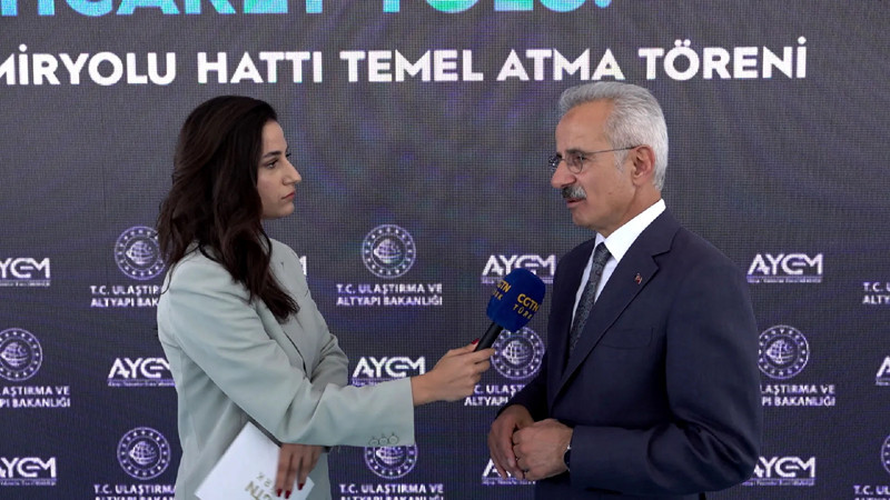 Kars-Iğdır-Aralık-Dilucu Demir Yolu temeli atıldı