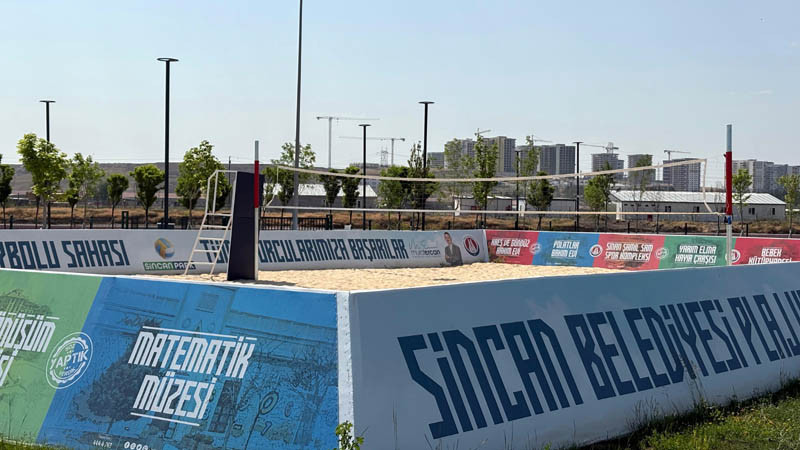 Sincan Park'ta Plaj Voleybolu Turnuvası