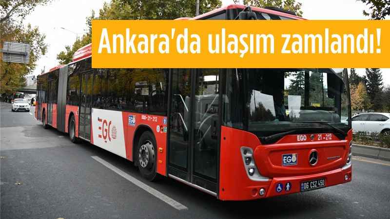 Ankara'da Ulaşıma Yüzde 35 Zam Geldi