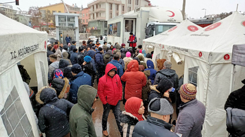 Keçiörenliler Depremzedeler İçin Kan Bağışında