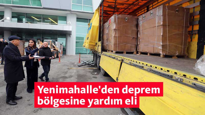 Yenimahalle'den Depremzedelere Yardım Eli