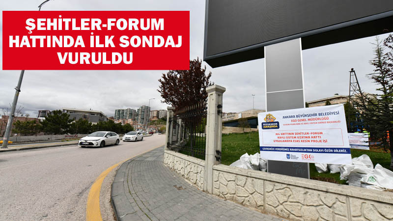 Ankara'da Keçiören Metro Hattı Genişliyor