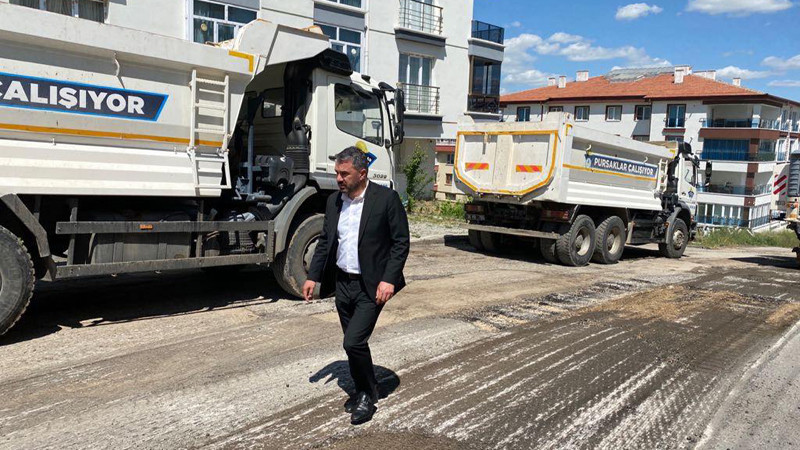 Pursaklar'da Sokaklar Yeni Görünümüne Kavuşuyor