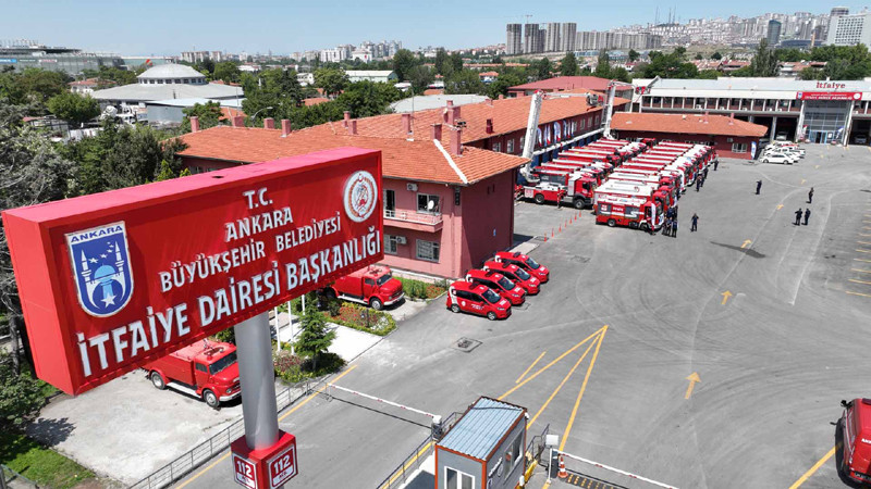 Ankara İtfaiyesine Yeni Araçlar Alındı