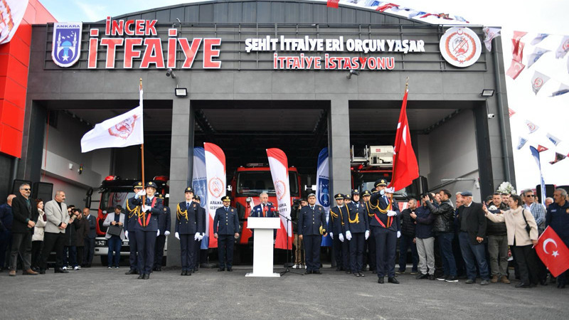 Ankara'da 2 Yeni İtfaiye İstasyonu Hizmete Açıldı