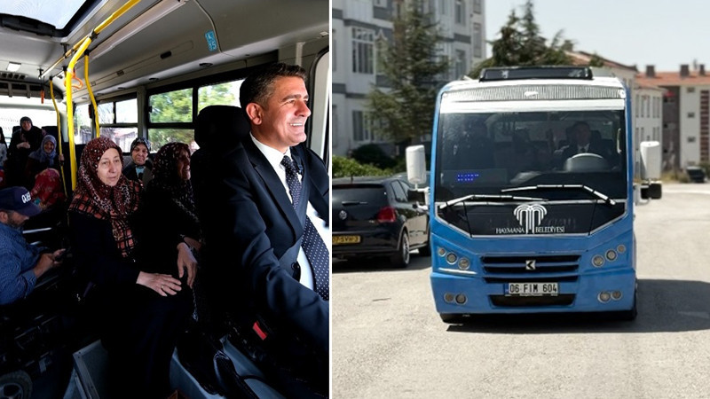 Haymana'da Şehir İçi Ücretsiz Ulaşım Başlıyor